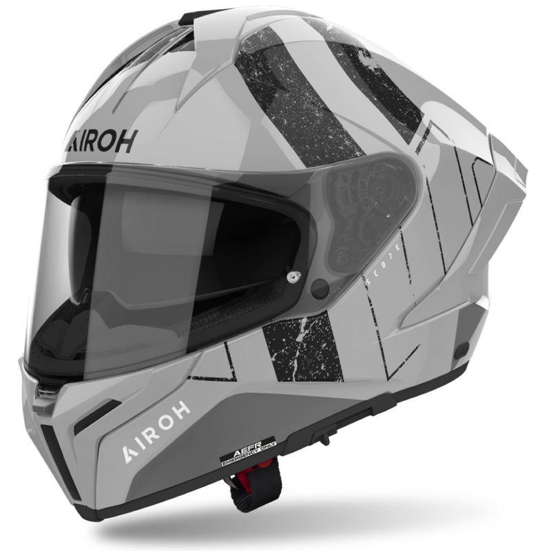 Casca integrala pentru motociclete Airoh MATRYX Scope gri deschis