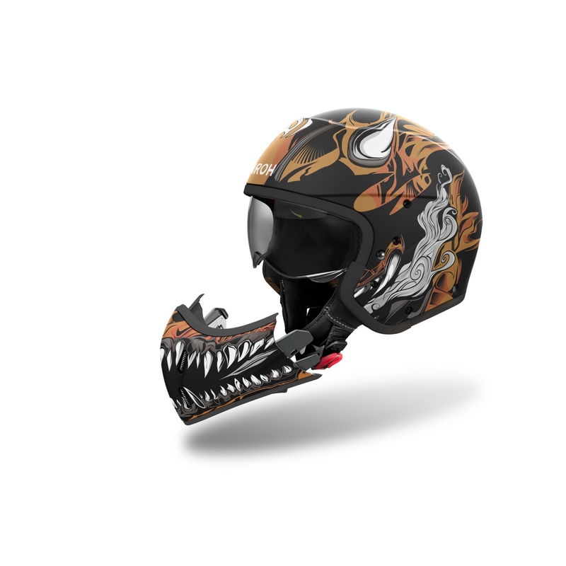 Casca Motocicleta Modulara Airoh J110 Oni Matte Black