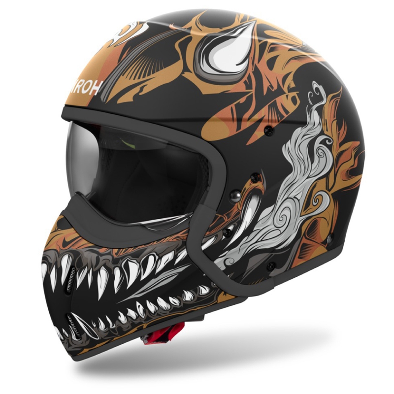 Casca Motocicleta Modulara Airoh J110 Oni Matte Black