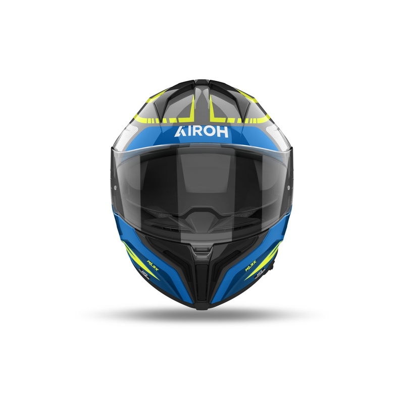 Casca moto integrala Airoh MATRYX Rider albastru lucios