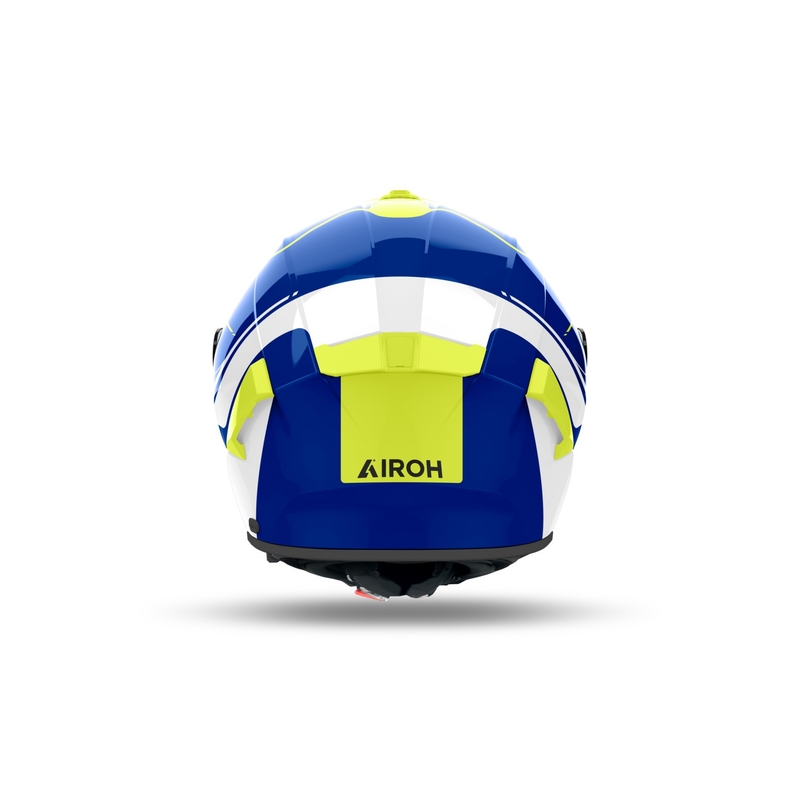 Casca moto integrala Airoh SPARK 2 Chrono albastru-galben lucios