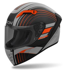 Casca moto integrata Airoh CONNOR Achieve portocaliu mat