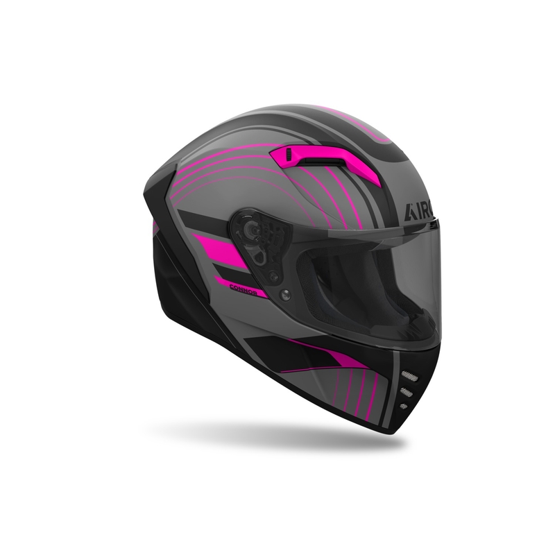 Casca moto integrata Airoh CONNOR Achieve roz mat