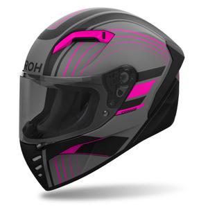 Casca moto integrata Airoh CONNOR Achieve roz mat