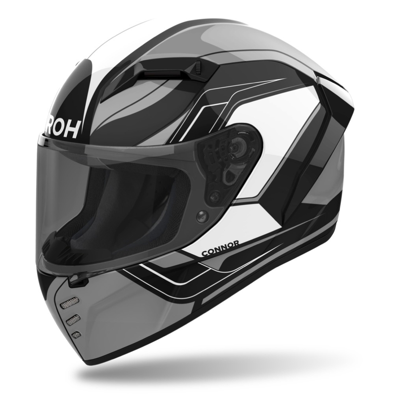 Casca moto integrata Airoh CONNOR Dunk negru lucios