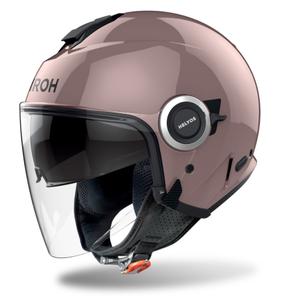 Casca moto deschisa Airoh HELYOS Culoare roz metalic