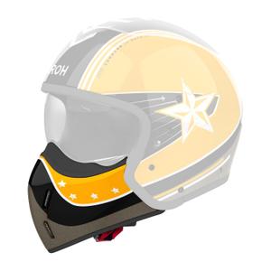 Apărătoare pentru bărbie pentru căști Airoh J110 Command galben lucios