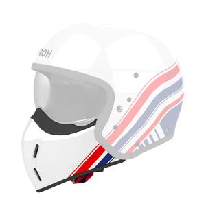Barbie pentru casca Airoh J110 Eon alb lucios