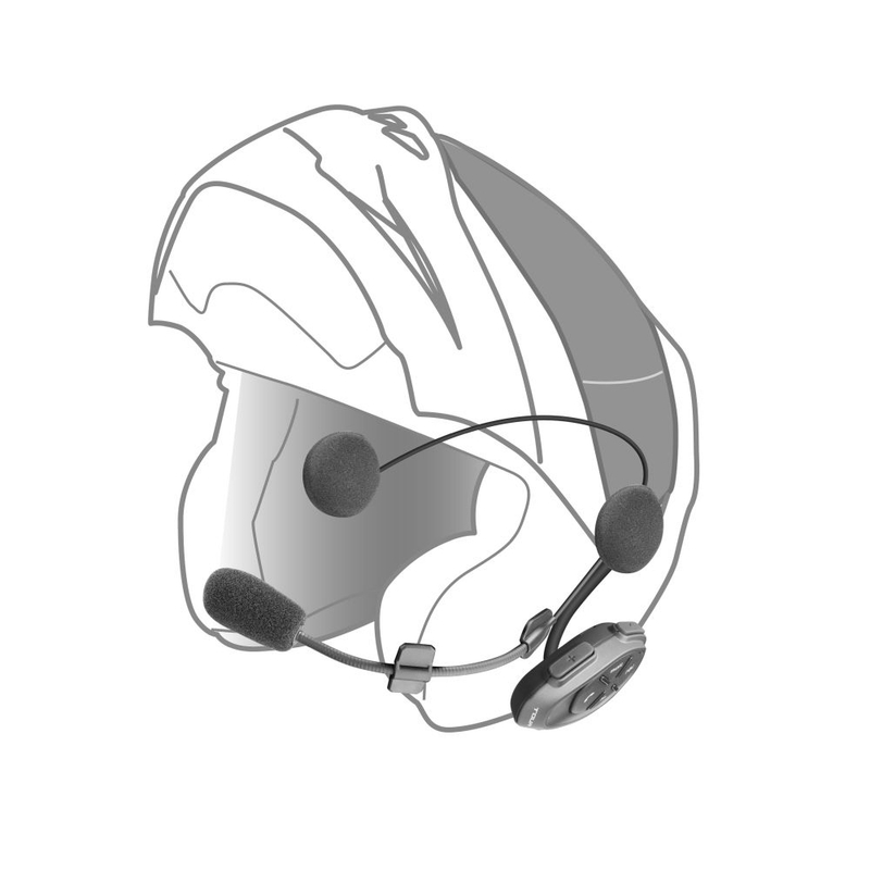 Interfon handsfree Bluetooth CellularLine TOUR HD Pachet individual