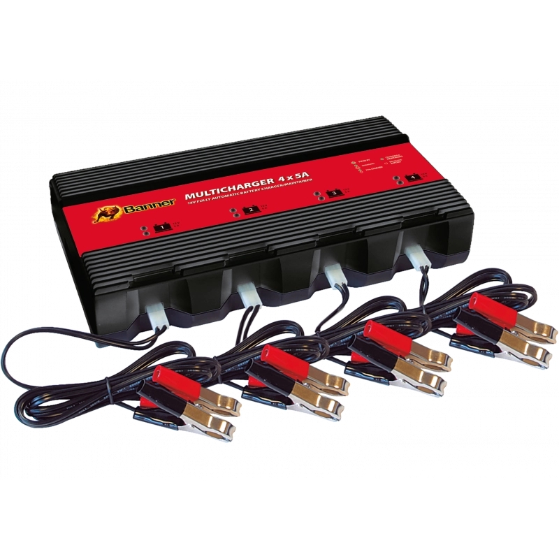 Incarcator de baterii Banner Multicharger 4x5A pentru baterii de 12V