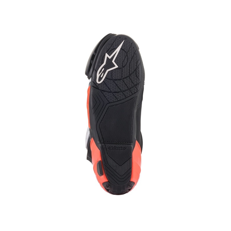 Ghete moto Alpinestars Supertech R negru-rosu fluo-alb-gri