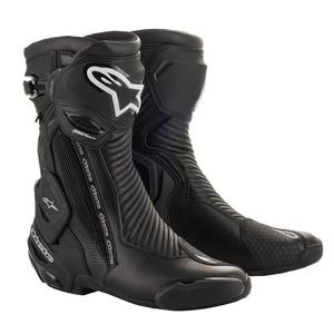Cizme moto Alpinestars SMX Plus 2 Gore-Tex negru-argintiu