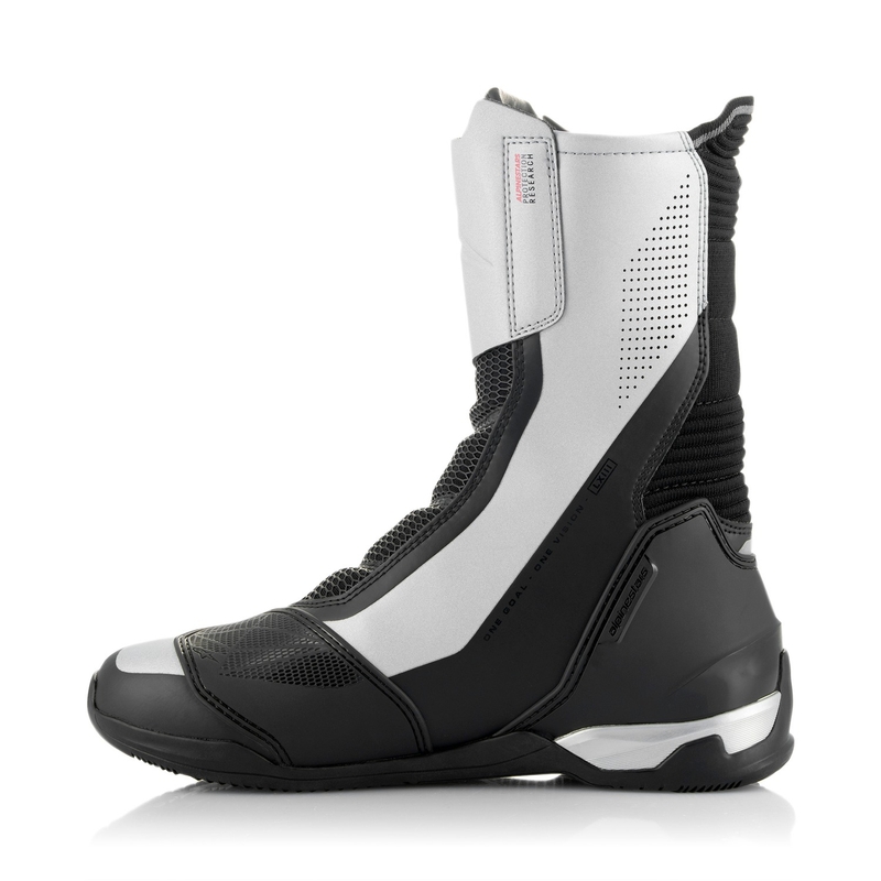 Cizme moto Alpinestars SP-X BOA negru-argintiu