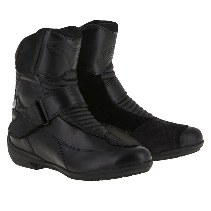 Ghete Moto Damă Alpinestars Stella Valencia Impermeabile Negre