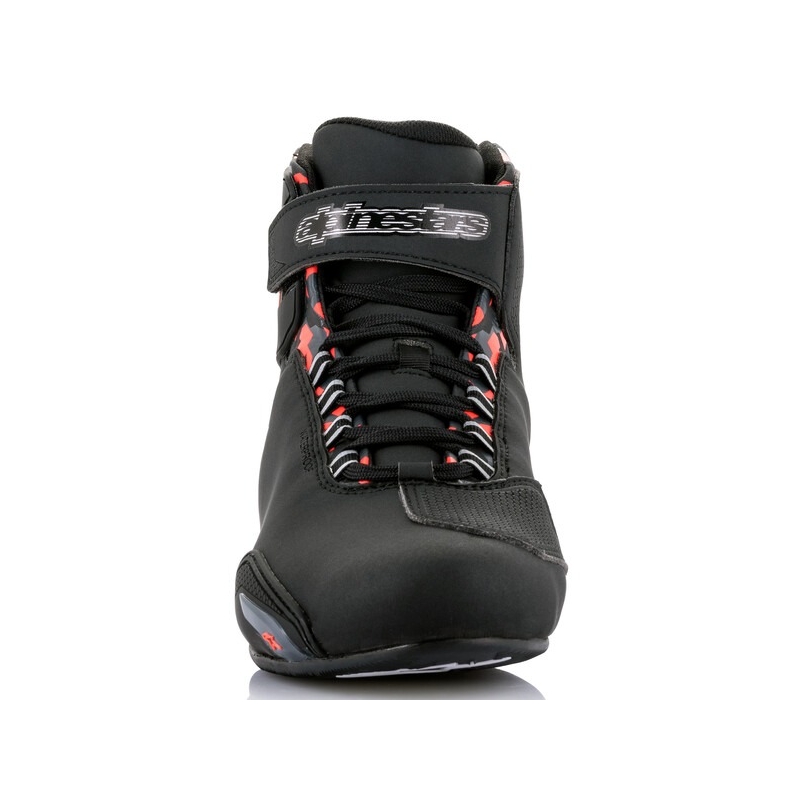 Ghete moto Alpinestars Sektor Waterproof negru-rosu-gri-camo