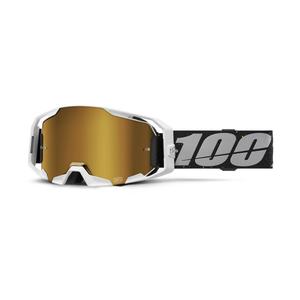 Ochelari de motocross 100% ARmatic Rapidracer cu plexiglas auriu