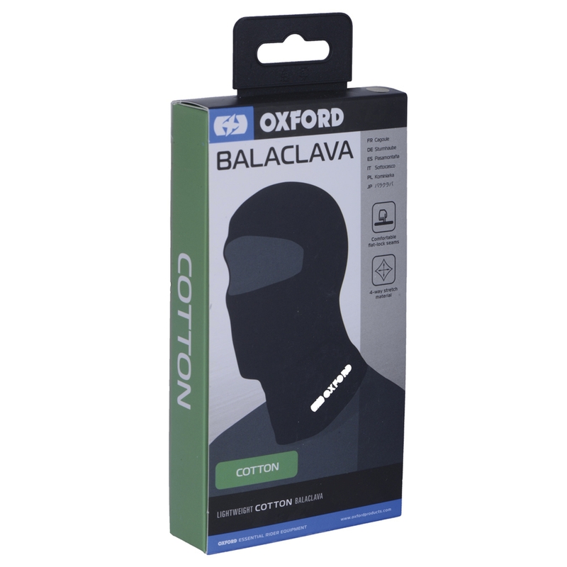 Balaclava cu glugă Oxford negru