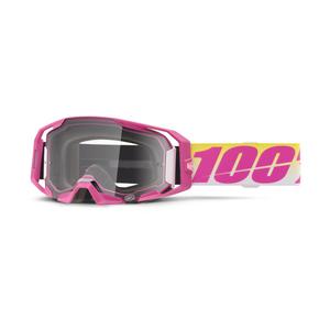 Ochelari de motocross 100% ARmatic Sellars cu plexiglas transparent
