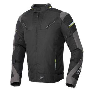 Geacă de motocicletă SEVENTY DEGREES SD-JR69 negru-galben-fluo