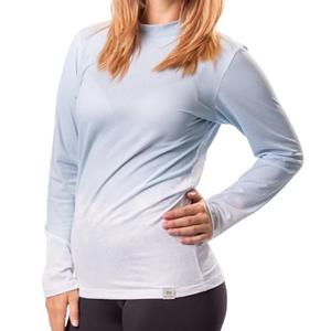 Tricou termic pentru femei nanosilver® Frozen albastru-alb