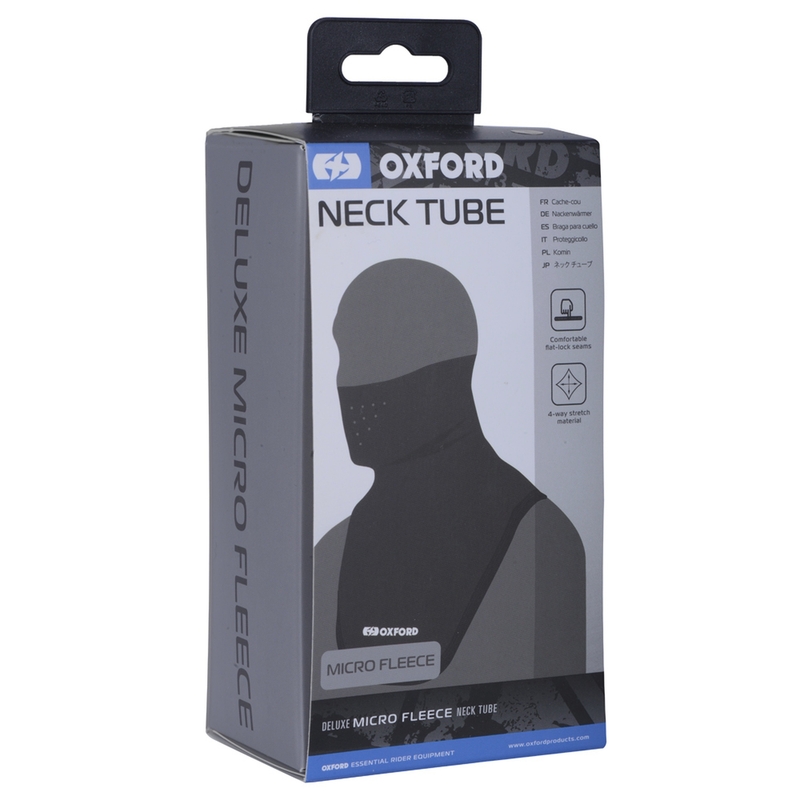 Eșarfă pentru gât Oxford Deluxe cu fibră sintetică neagră