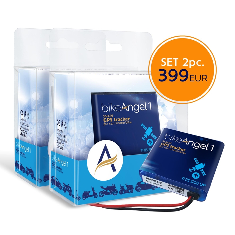 Sistem de monitorizare și supraveghere motociclete BikeAngel 1 EU+Balkan set 2 buc