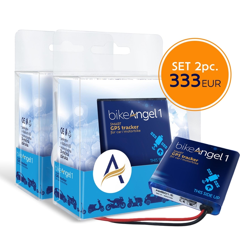 BikeAngel 1 sistem de monitorizare și supraveghere motociclete UE set de 2 buc