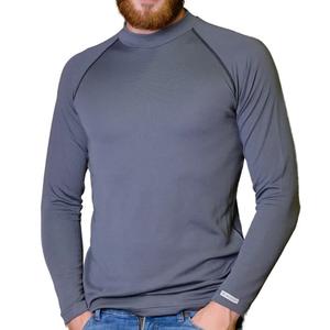 Tricou termic pentru bărbați nanosilver® Basic Merino gri