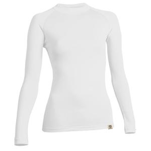 Tricou termic de damă nanosilver® Raglan alb - mânecă lungă