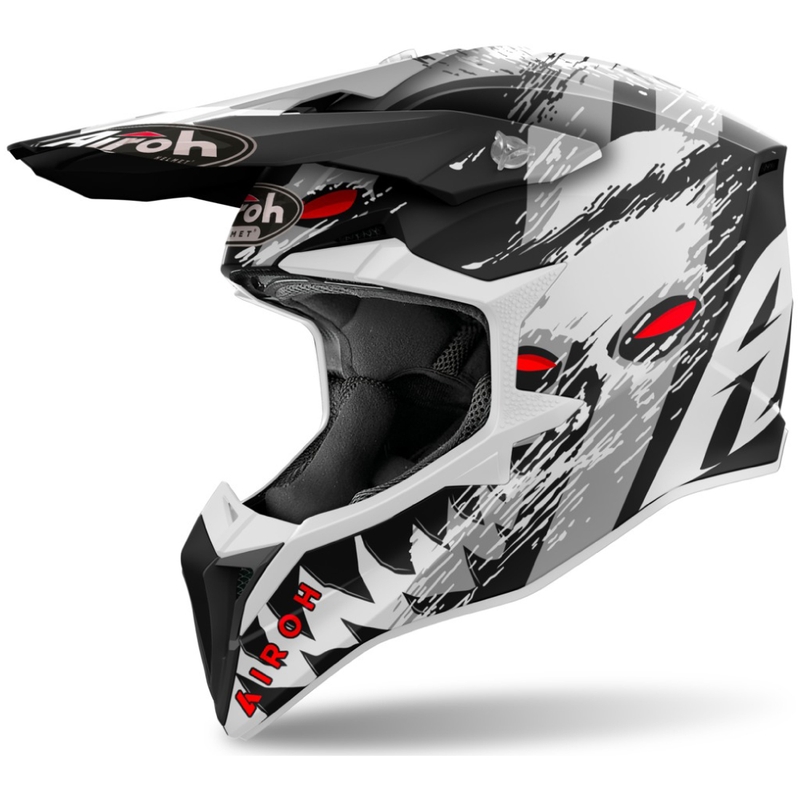 Casca de motocross Airoh Wraaap Demon 2024 Matt