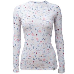 Tricou termic pentru femei nanosilver® Bloom alb