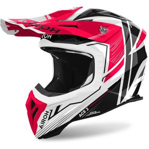 Casca Motocross Airoh Aviator Ace 2 Engine 2024 Rosie Lucioasa