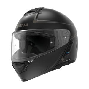 Cască de motocicletă rabatabilă SENA cu set cu cască Mesh Impulse negru mat