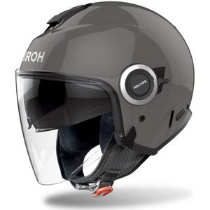 Casca moto deschisa Airoh HELYOS Culoare gri inchis lucios
