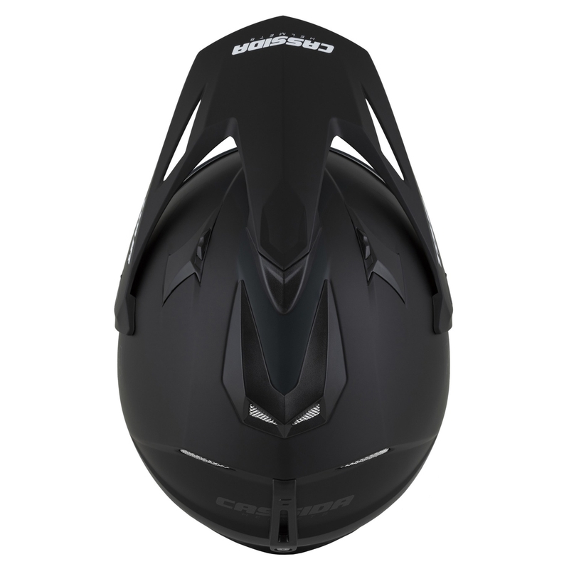Casca enduro Cassida Tour 2.0 Dual negru-gri mat cu vizor negru mat