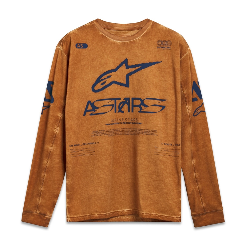 Tricou cu mânecă lungă Alpinestars Nook Knit, roșu