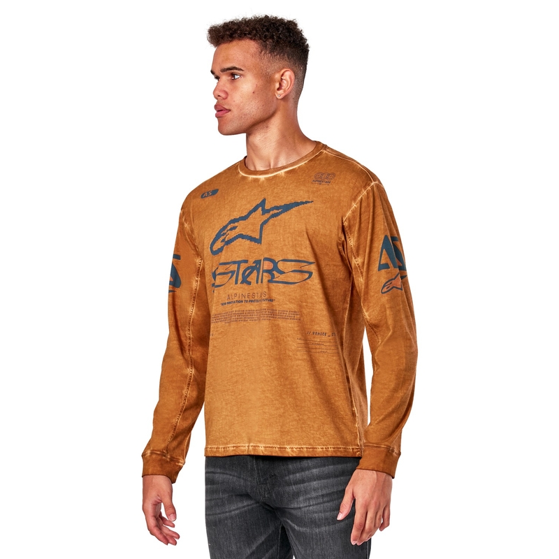 Tricou cu mânecă lungă Alpinestars Nook Knit, roșu