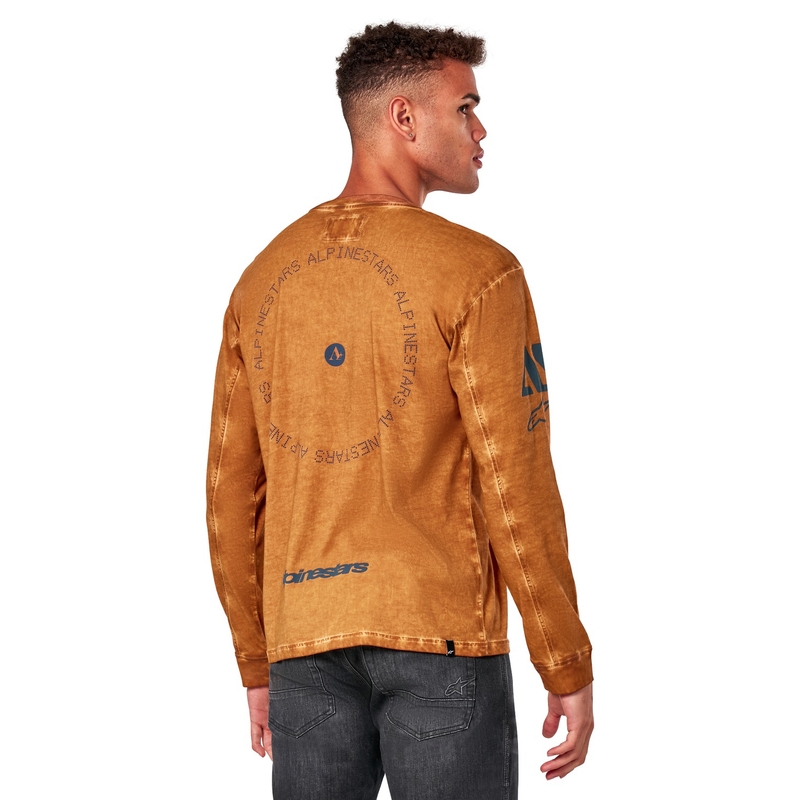 Tricou cu mânecă lungă Alpinestars Nook Knit, roșu