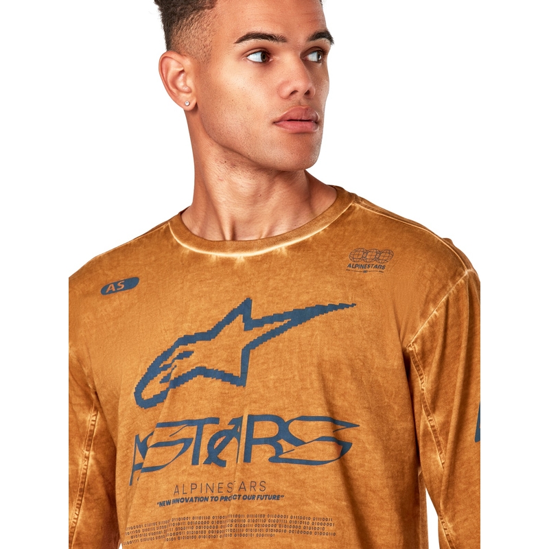 Tricou cu mânecă lungă Alpinestars Nook Knit, roșu