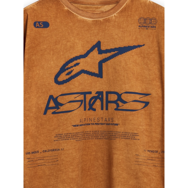Tricou cu mânecă lungă Alpinestars Nook Knit, roșu