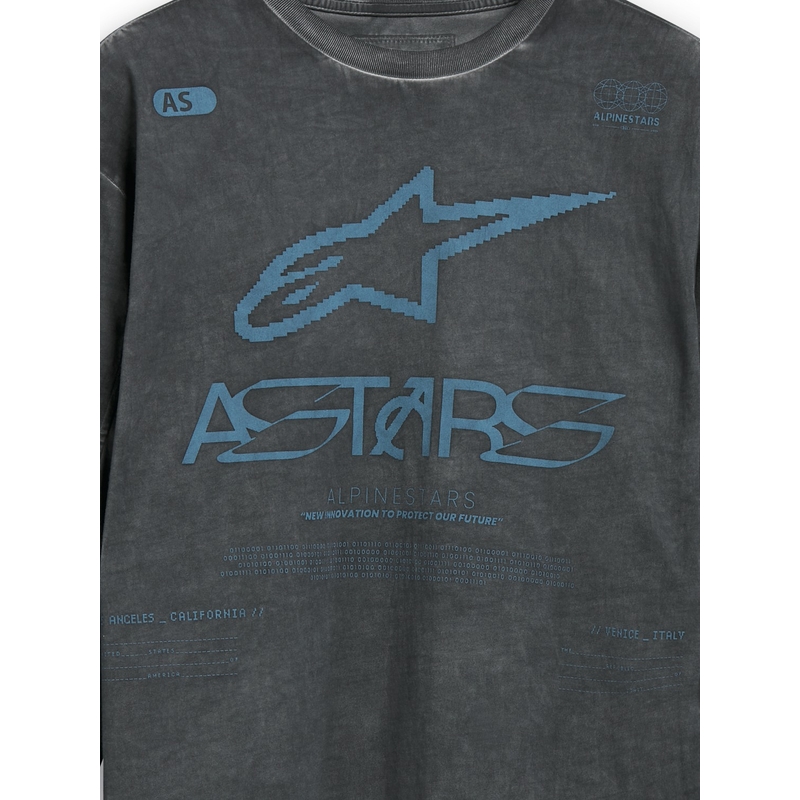 Tricou cu mânecă lungă Alpinestars Nook Knit, gri închis