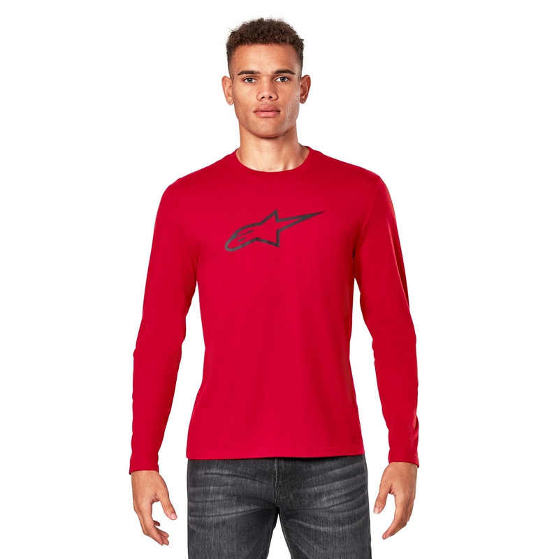 Tricou cu mânecă lungă Alpinestars Backhand CSF, roșu