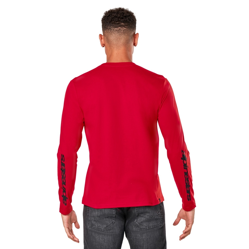 Tricou cu mânecă lungă Alpinestars Backhand CSF, roșu