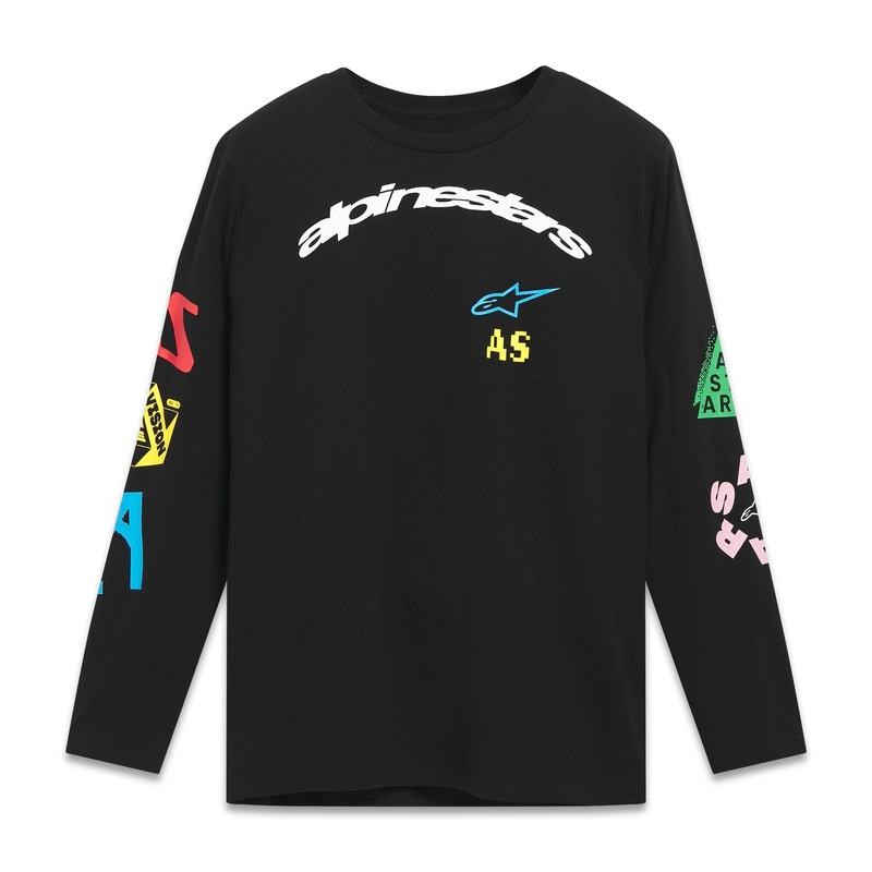 Tricou cu mânecă lungă Alpinestars Brundo CSF Negru