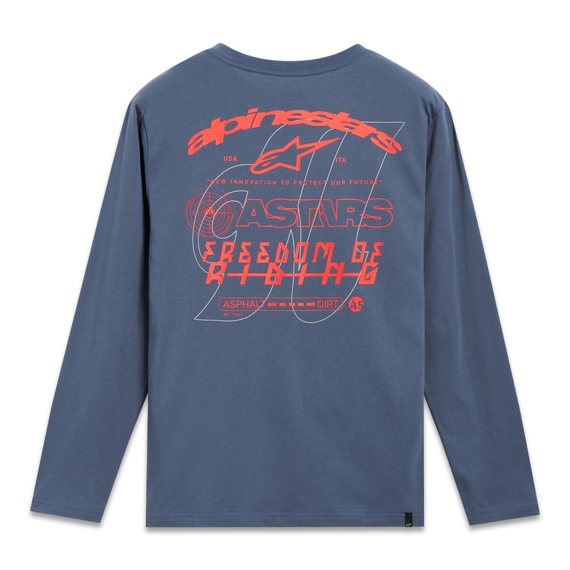 Tricou albastru cu mânecă lungă Alpinestars Vitalus CSF