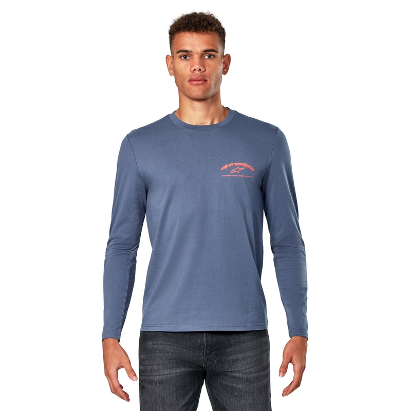 Tricou albastru cu mânecă lungă Alpinestars Vitalus CSF