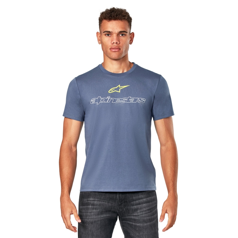 Tricou Alpinestars Linear Trace CSF albastru