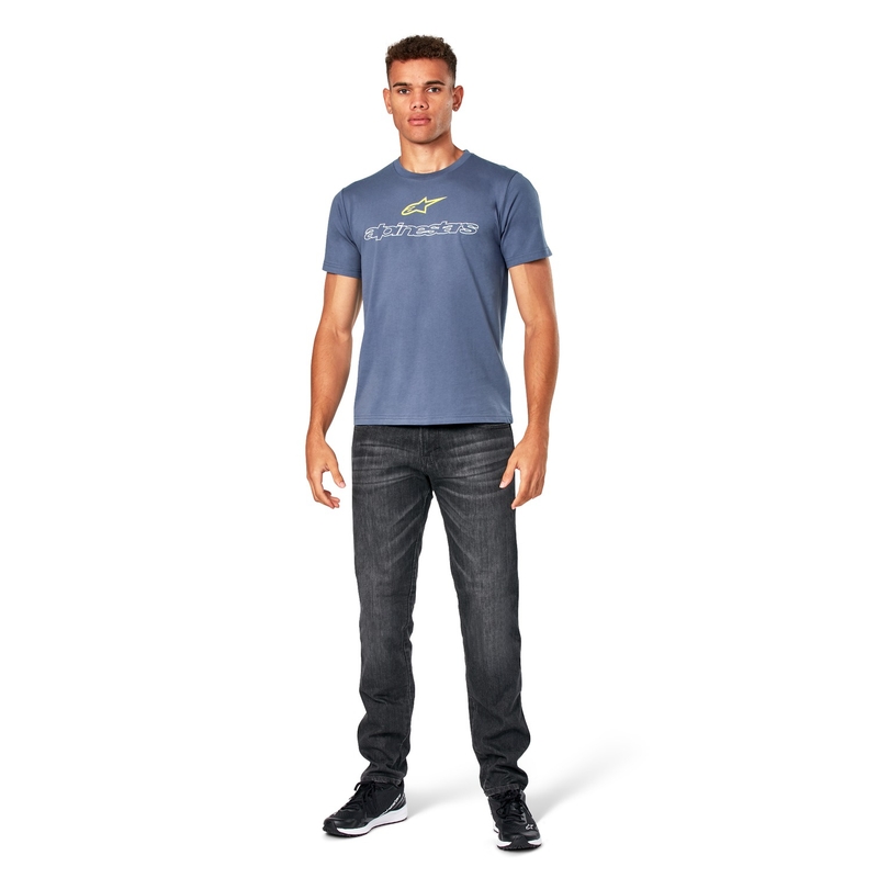 Tricou Alpinestars Linear Trace CSF albastru