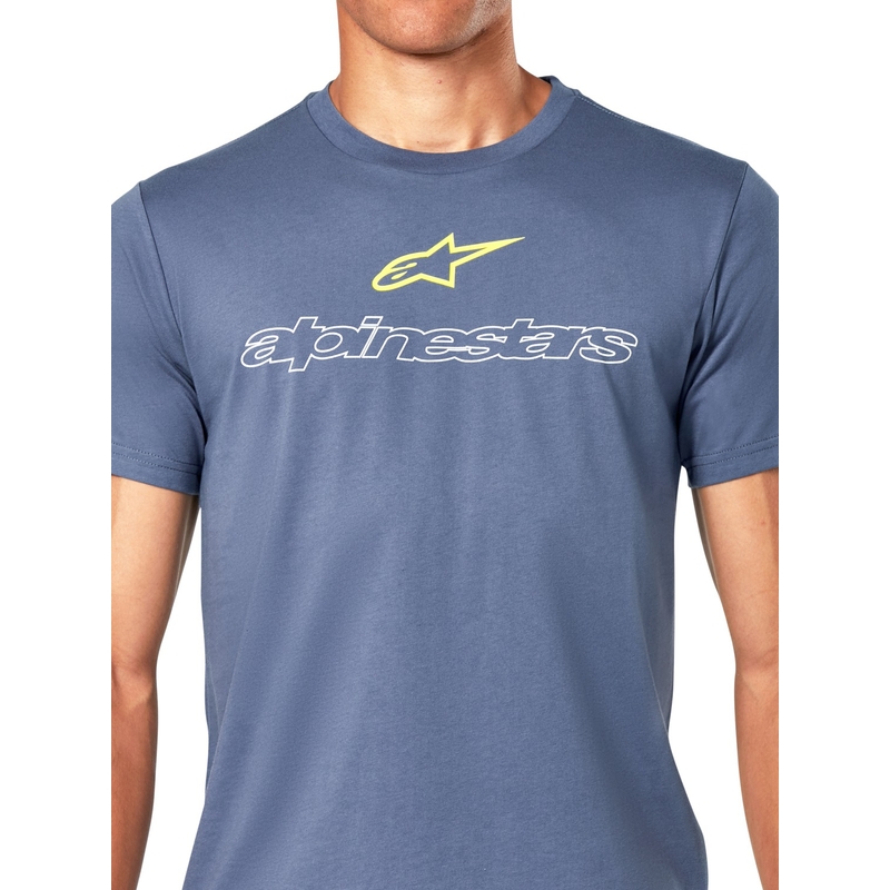Tricou Alpinestars Linear Trace CSF albastru