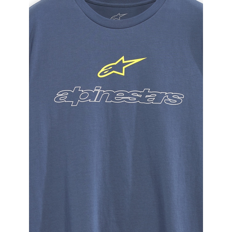 Tricou Alpinestars Linear Trace CSF albastru